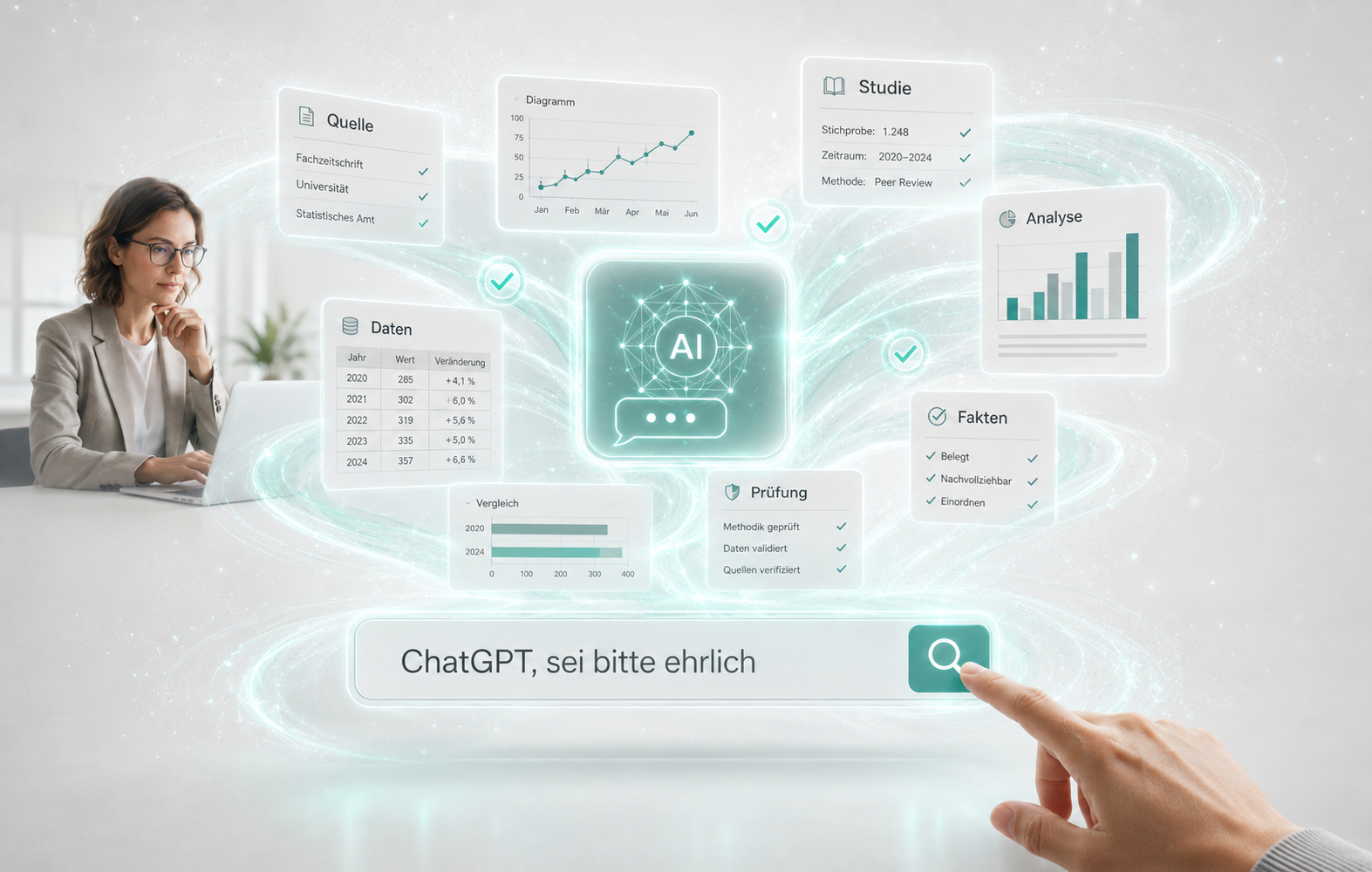 KI bedeutet trotzdem mitdenken – oder: ChatGPT, sei bitte ehrlich